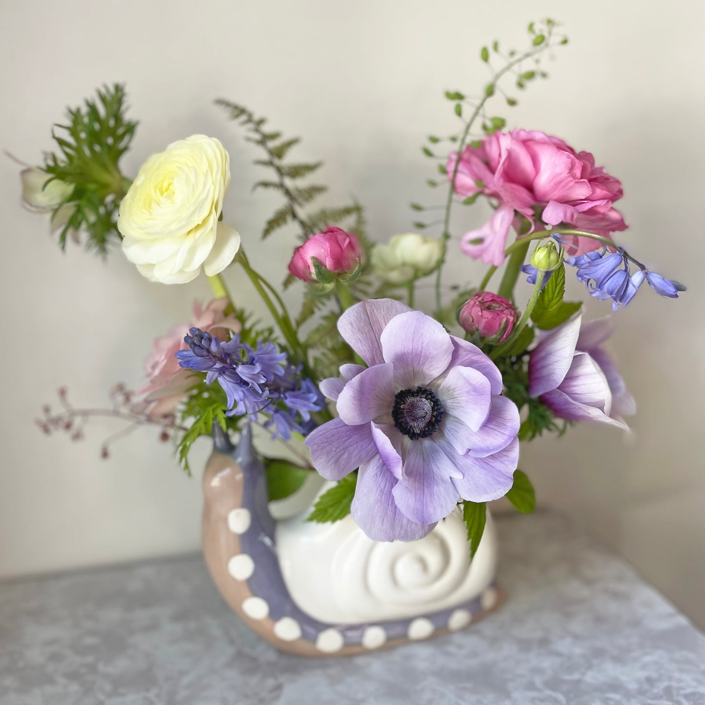 PREORDER Mother’s Day Flowers - Snail Budvase